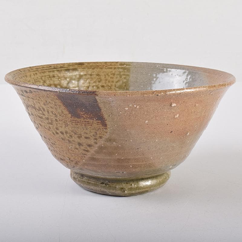 伊羅保　刷毛目茶碗　銘「二人静」　堀内宗心（兼中斎）極め箱　V　R7648