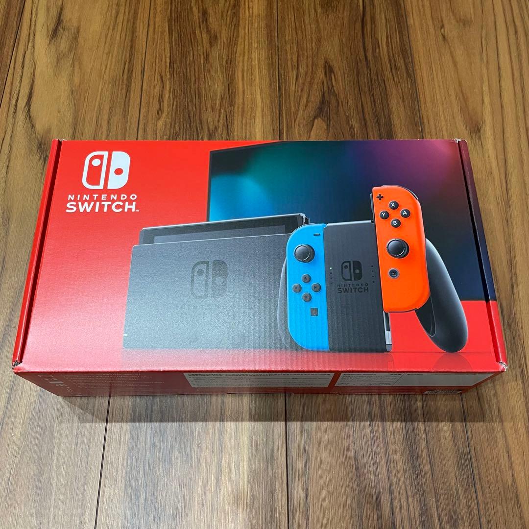 Nintendo Switch 青/赤 本体 SDカード（128GB）付き