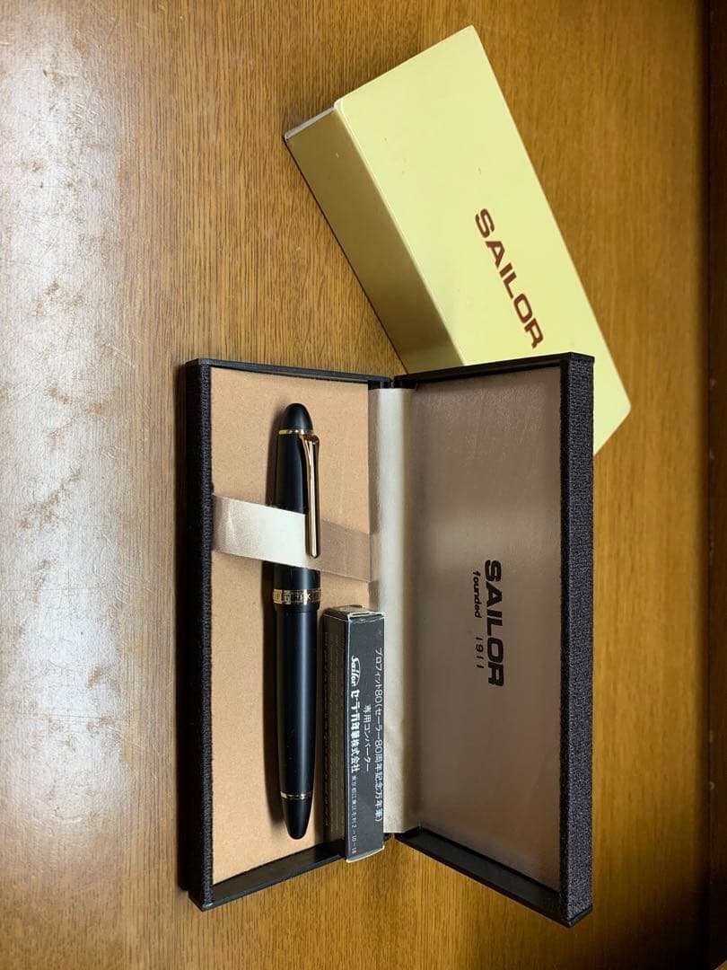 【美品】セーラー万年筆 21K金 ペン先 プロフィット80周年記念モデル