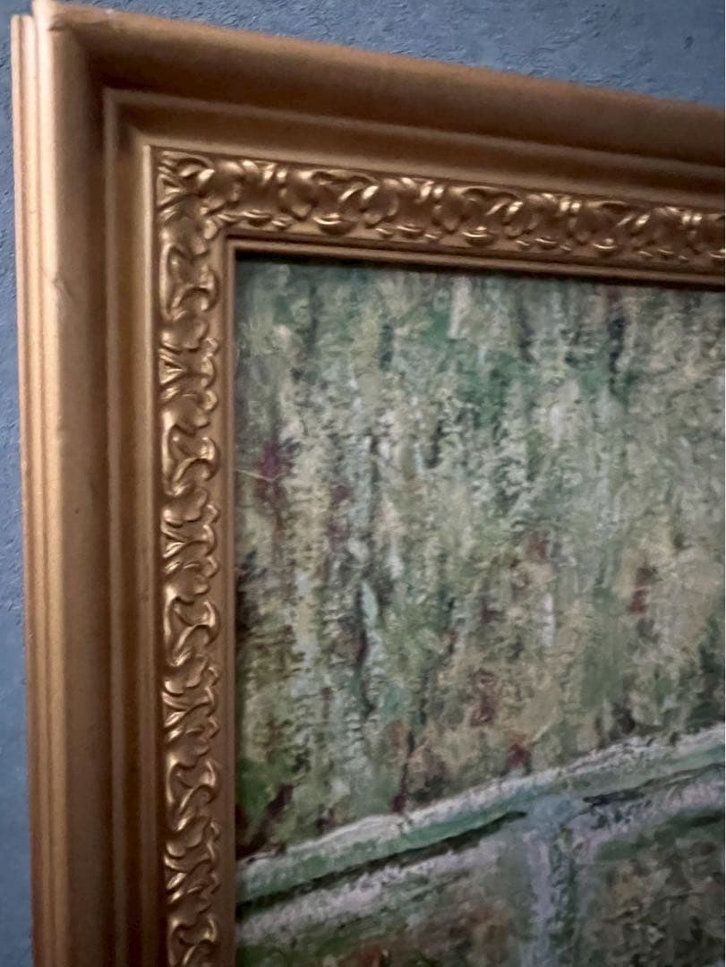 クロード・モネ 睡蓮の池と日本の橋 　ポスター 額縁 インテリア