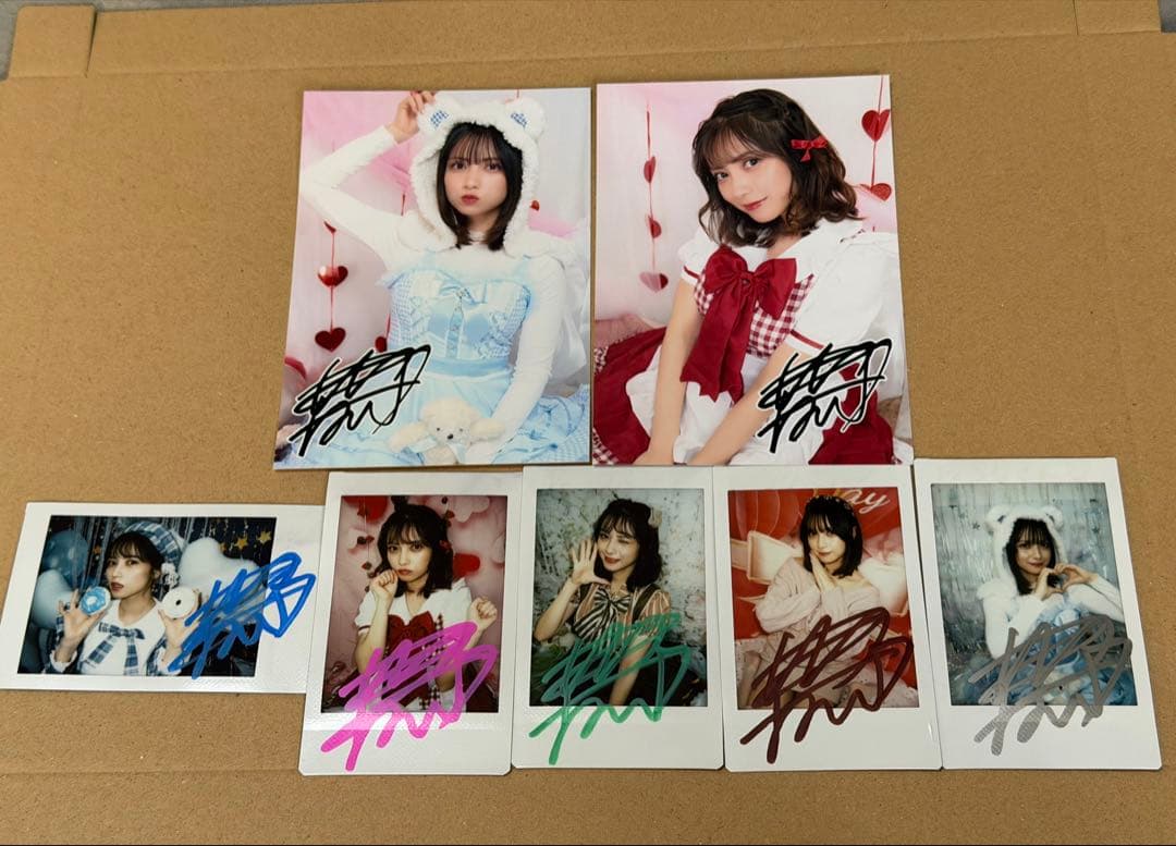 桃月なしこ　バレンタイン&ホワイトデー宿題チェキ2024 学校宿題チェキ2024