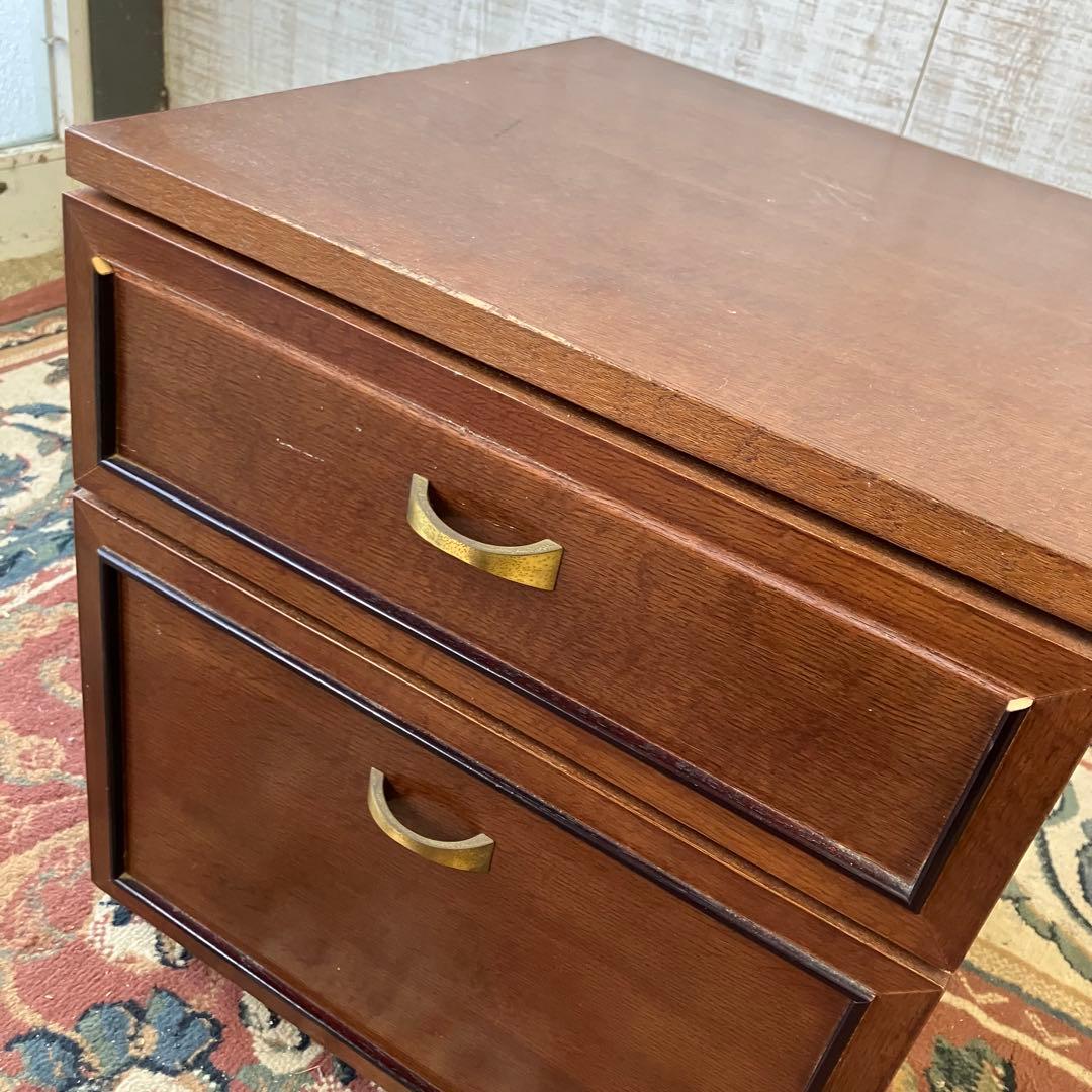 北欧レトロ 木製ナイトテーブル チェストテーブル サイドテーブル コンソール