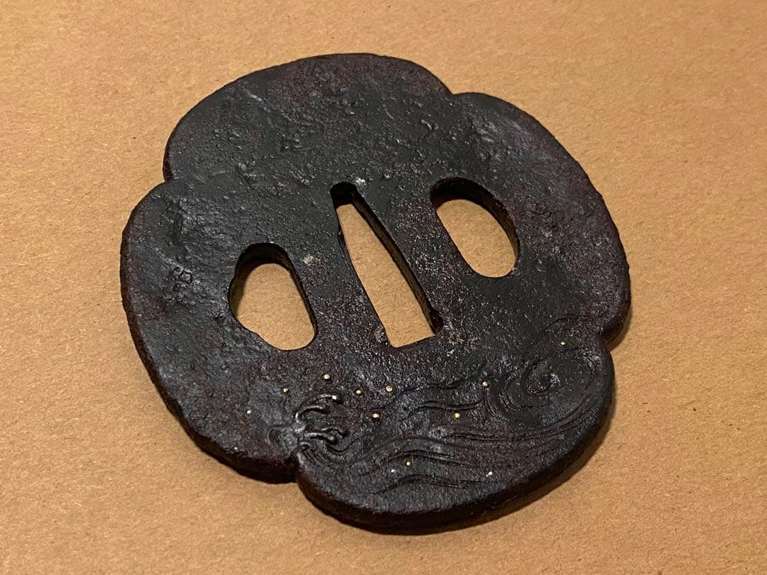 刀装具　鉄鍔　鐔　⑤ 武具　刀