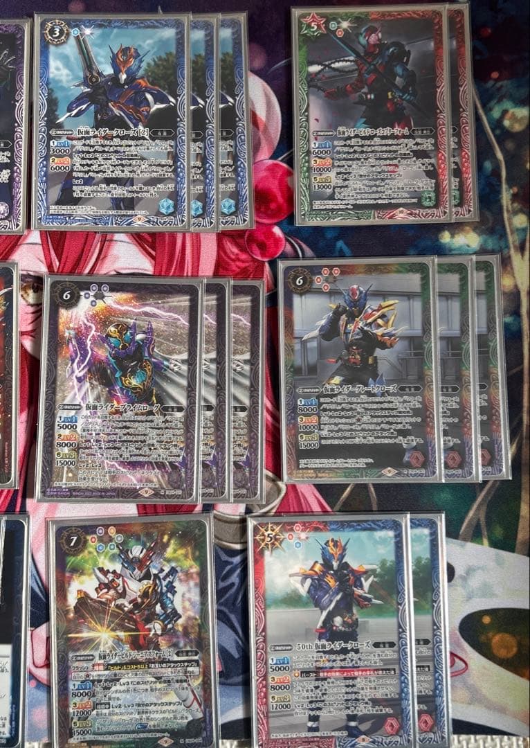 仮面ライダービルド　クローズエボル　デッキ+デッキパーツ　バトスピ