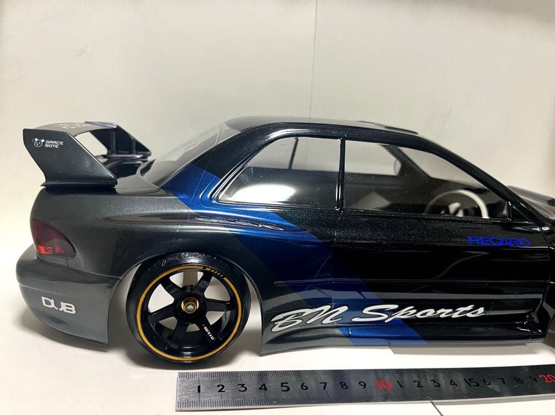タミヤ 1/10 TT-02 インプレッサ WRC 99 モンテカルロ　ボディ