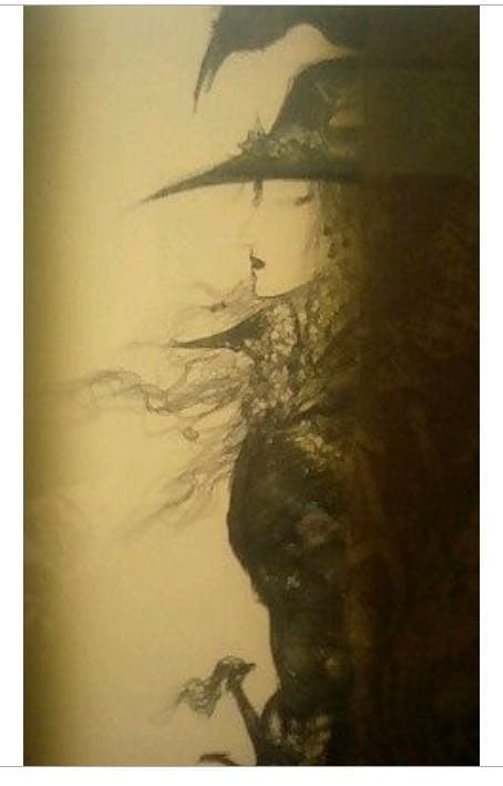 天野喜孝リトグラフ「レース」