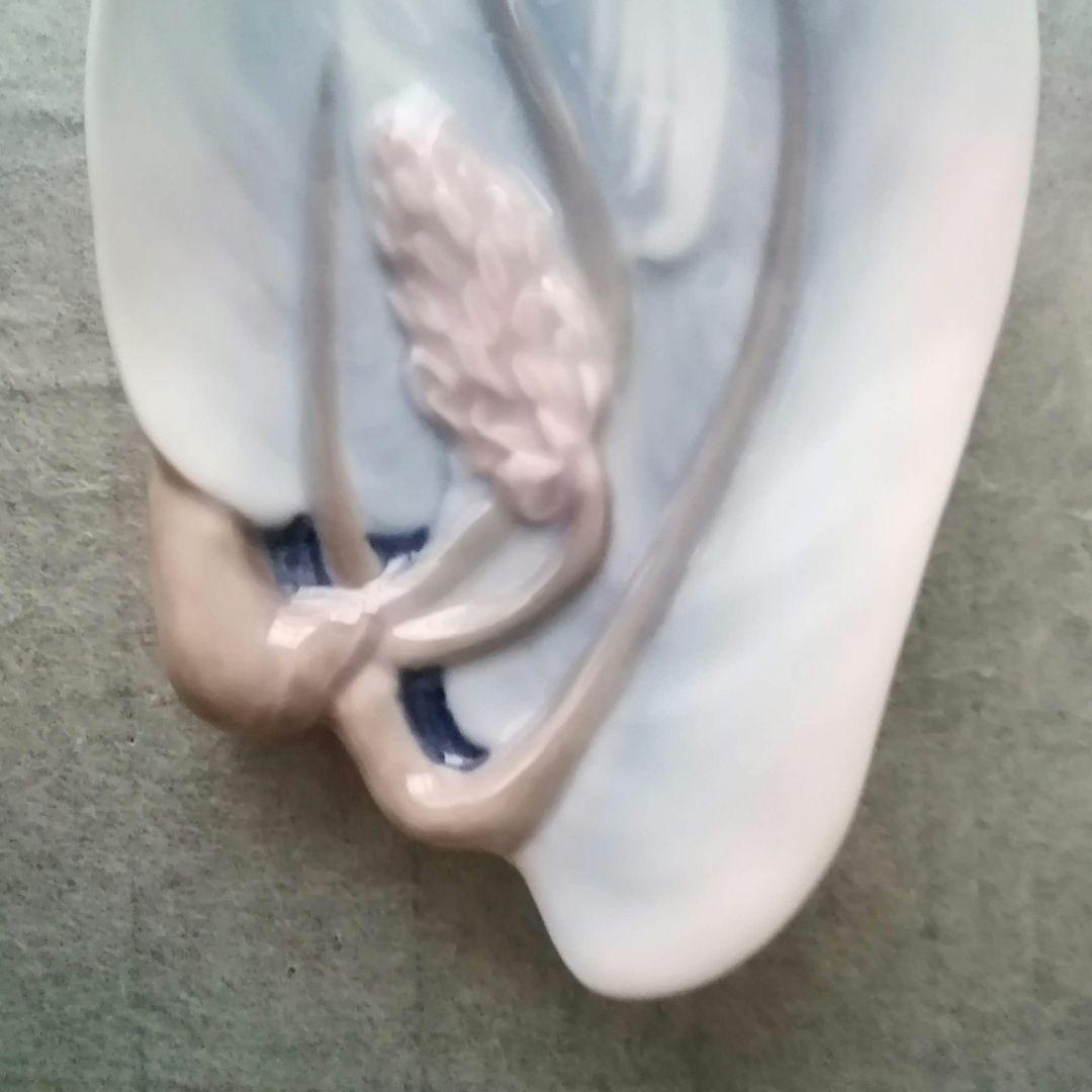 逸品　花文筆皿　ビングオーグレンダール（Ｂ＆Ｇ)　デンマーク　釉裏彩皿