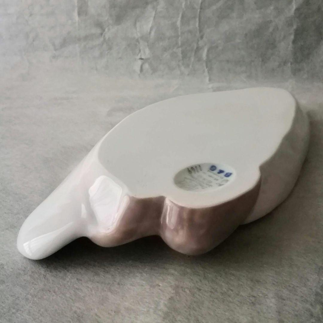 逸品　花文筆皿　ビングオーグレンダール（Ｂ＆Ｇ)　デンマーク　釉裏彩皿