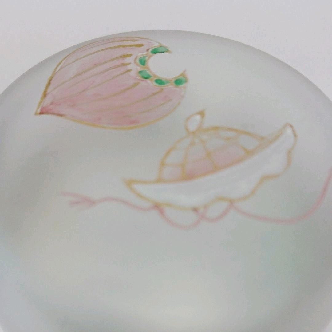 茶道具  義山  ガラス  棗  宝尽くし  長寿