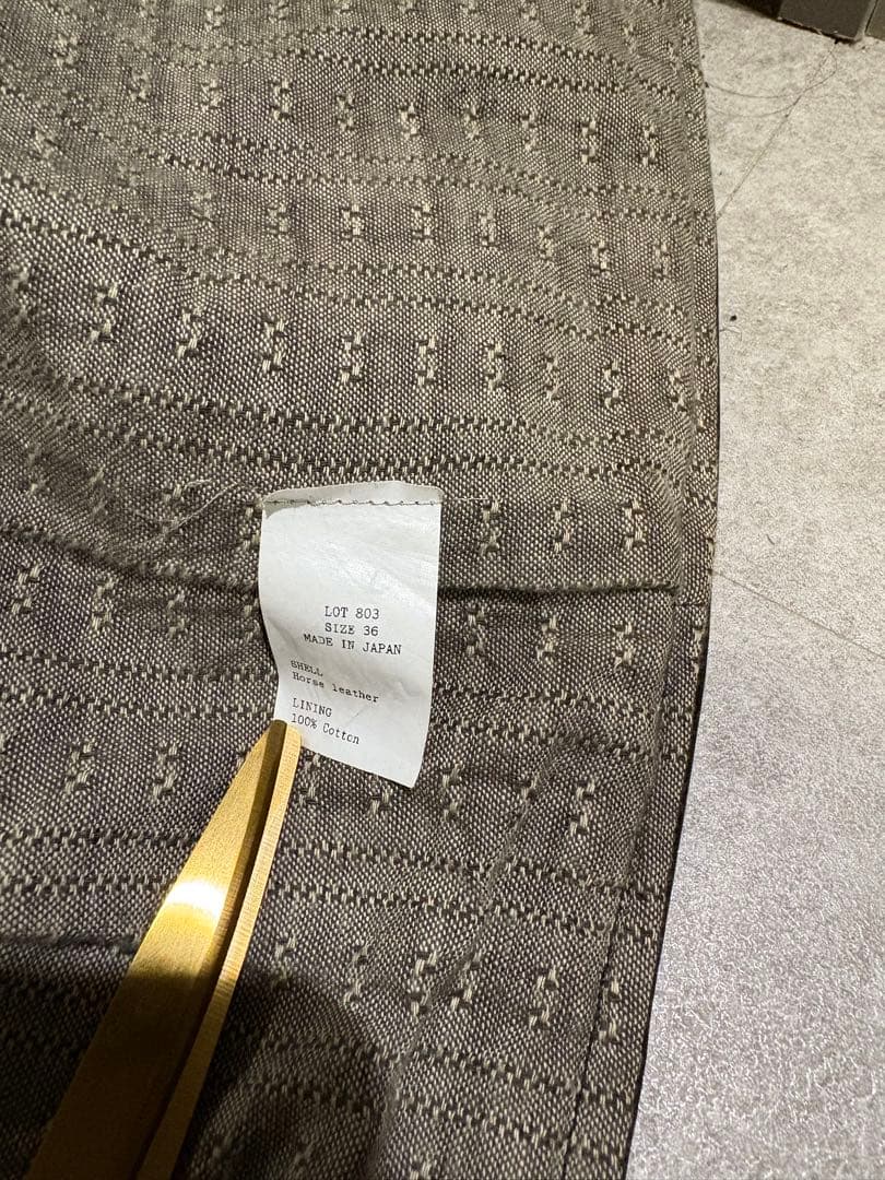 ジャケット・アウター Taiga Takahashi SACK LEATHER JACKET T.T