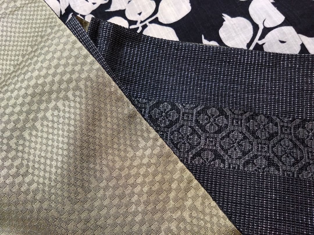 苺さま専用【美品】コムサデモードの浴衣と帯と籠巾着バックの3点セット