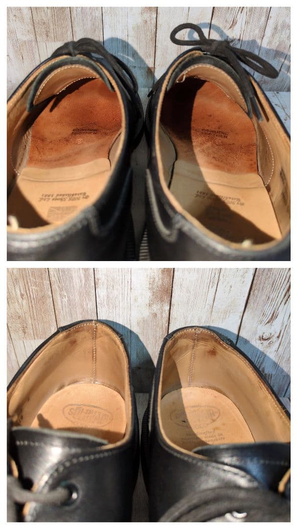 【SOLOVAIR】4EYE☆プレーントゥ☆イングランド製☆UK8