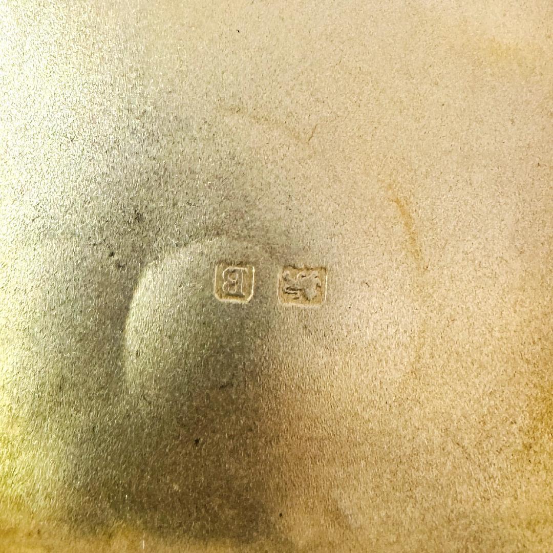 1850年代 英国 純銀製 ケース イギリス 925 バーミンガム ライオン