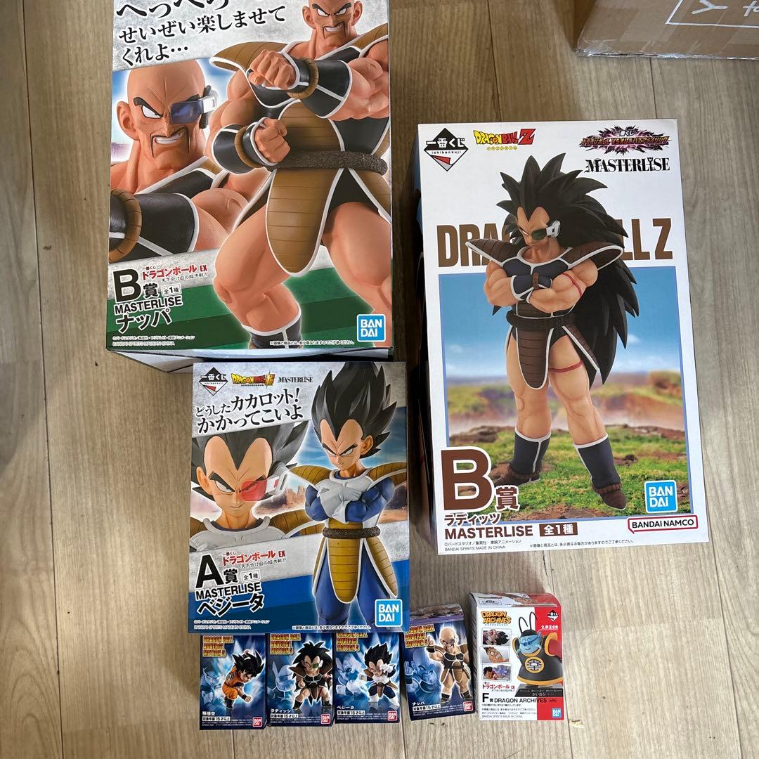 ドラゴンボール EX 一番くじ a賞　ベジータ　ｂナッパ　ラディッツ