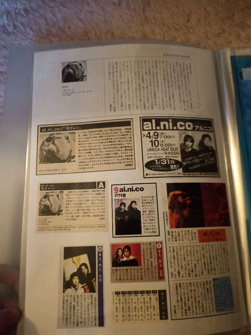 al.ni.co(WANDS)切り抜き+α