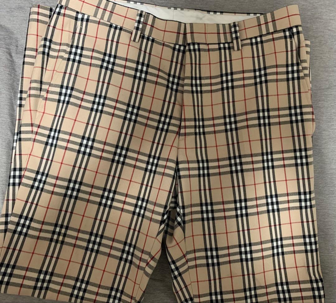 バーバリー調 チェック柄 スーツ 上下 ベスト