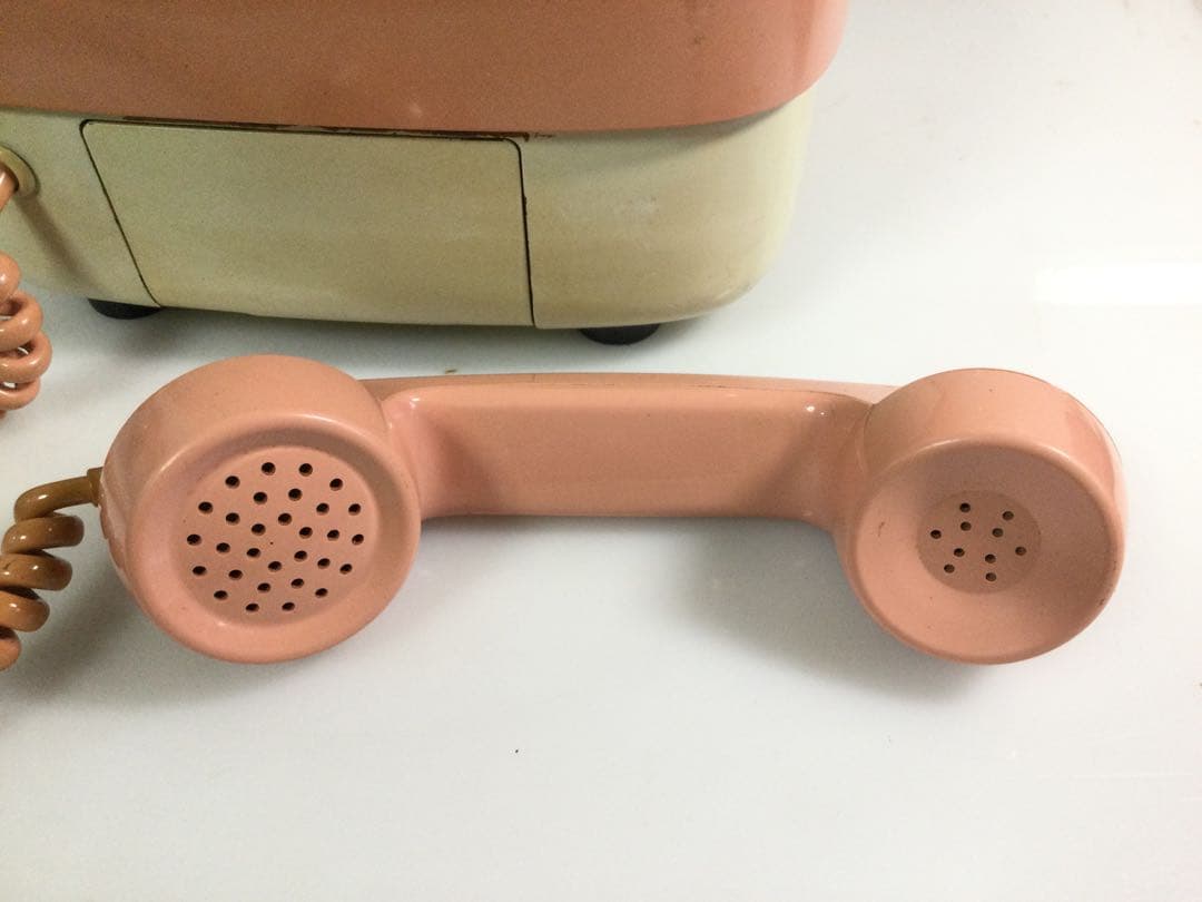 ピンク電話 公衆電話 1984年 田村電機製作所 昭和レトロ L271