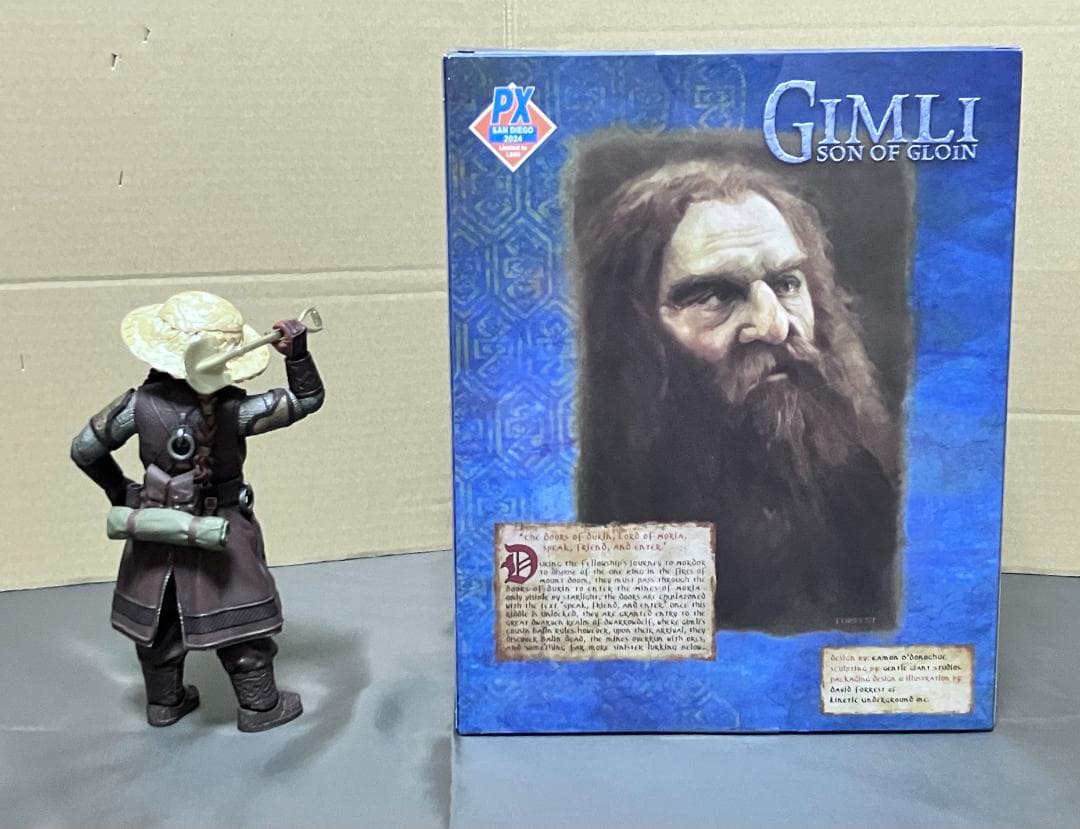 新品未開封『限定版ギムリ』ロードオブザリング 超アクションフィギュア