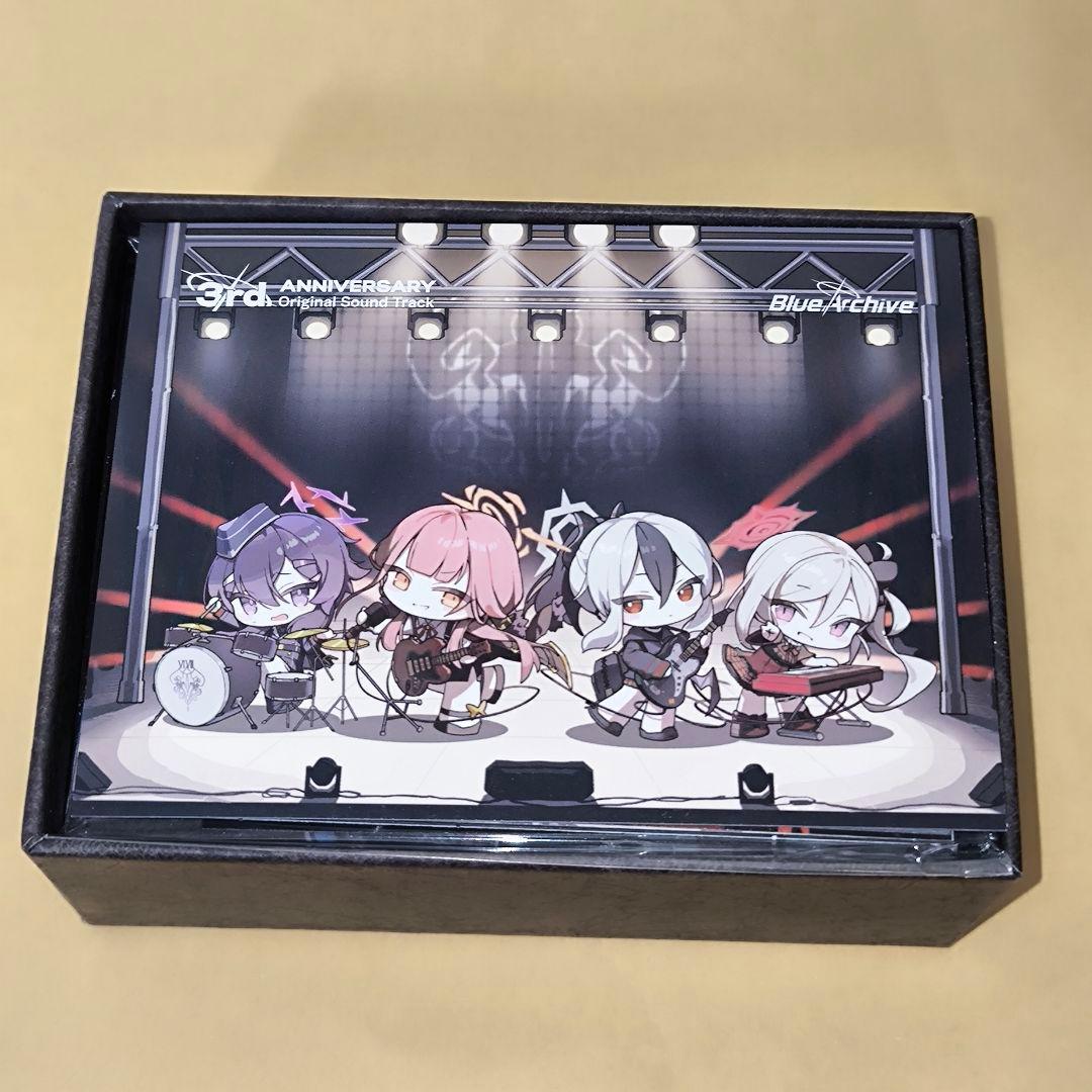 韓国版ブルアカ 3rdAnnivOSTセットCD版+KIT版特典ポスターセット