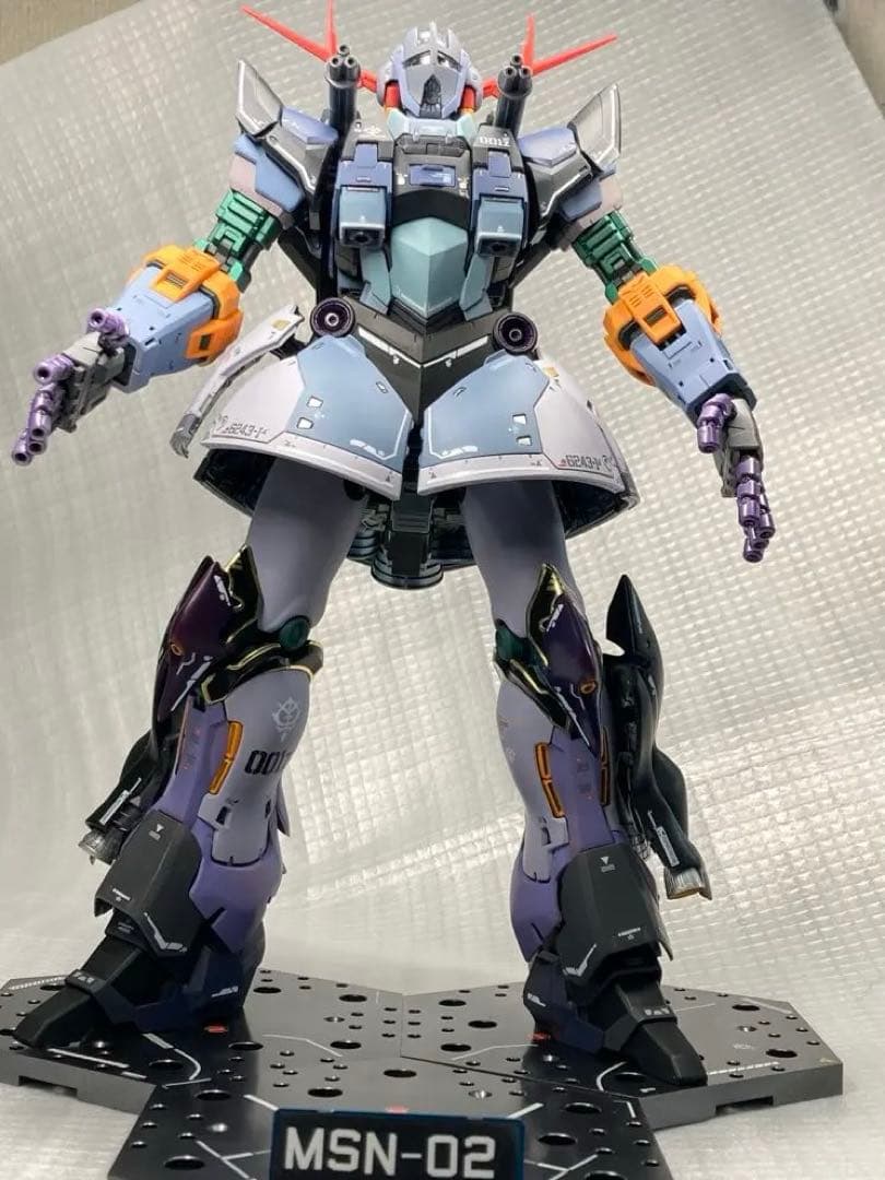 RG ジオング　パーフェクトジオング　全塗装　完成品 バージョン2