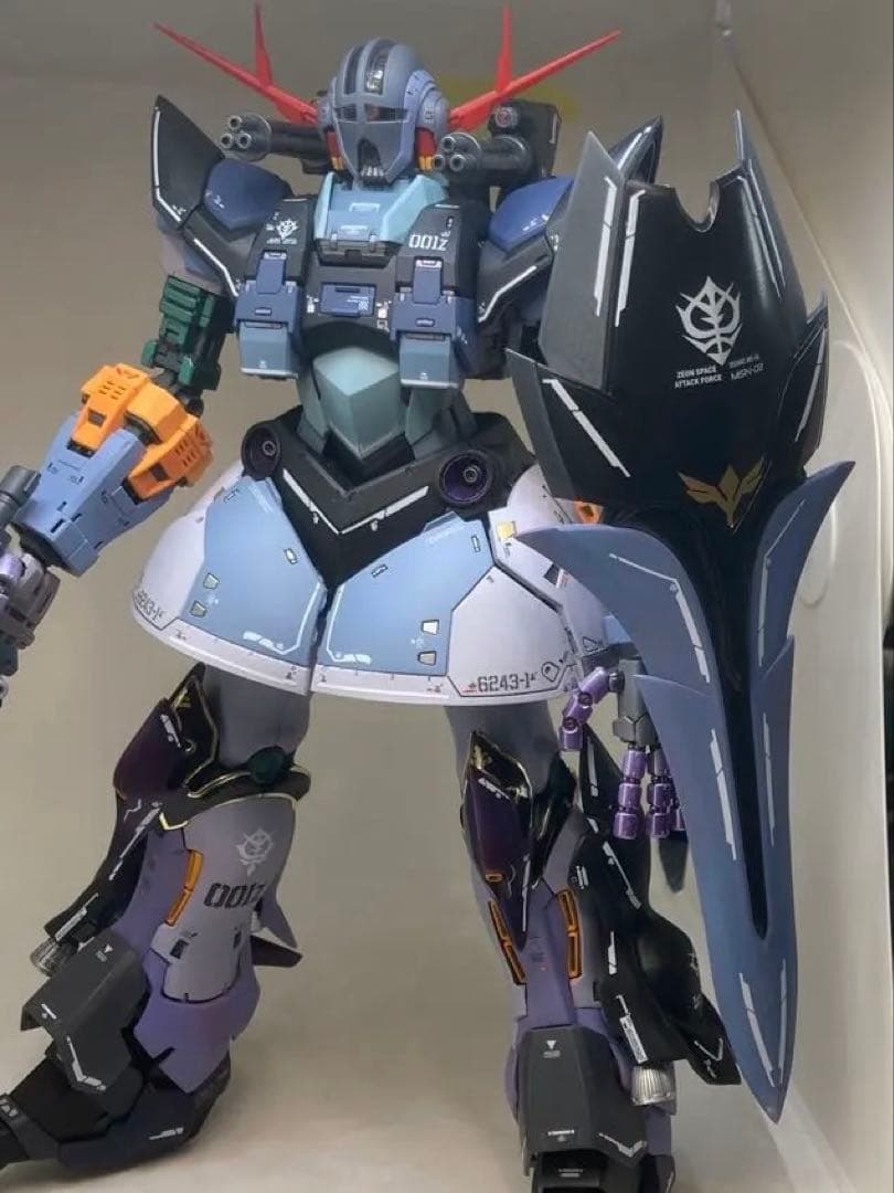 RG ジオング　パーフェクトジオング　全塗装　完成品 バージョン2