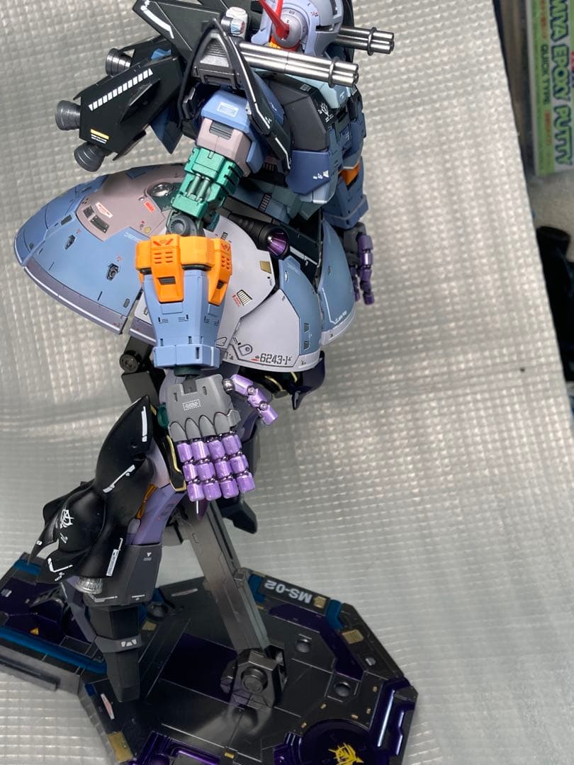 RG ジオング　パーフェクトジオング　全塗装　完成品 バージョン2