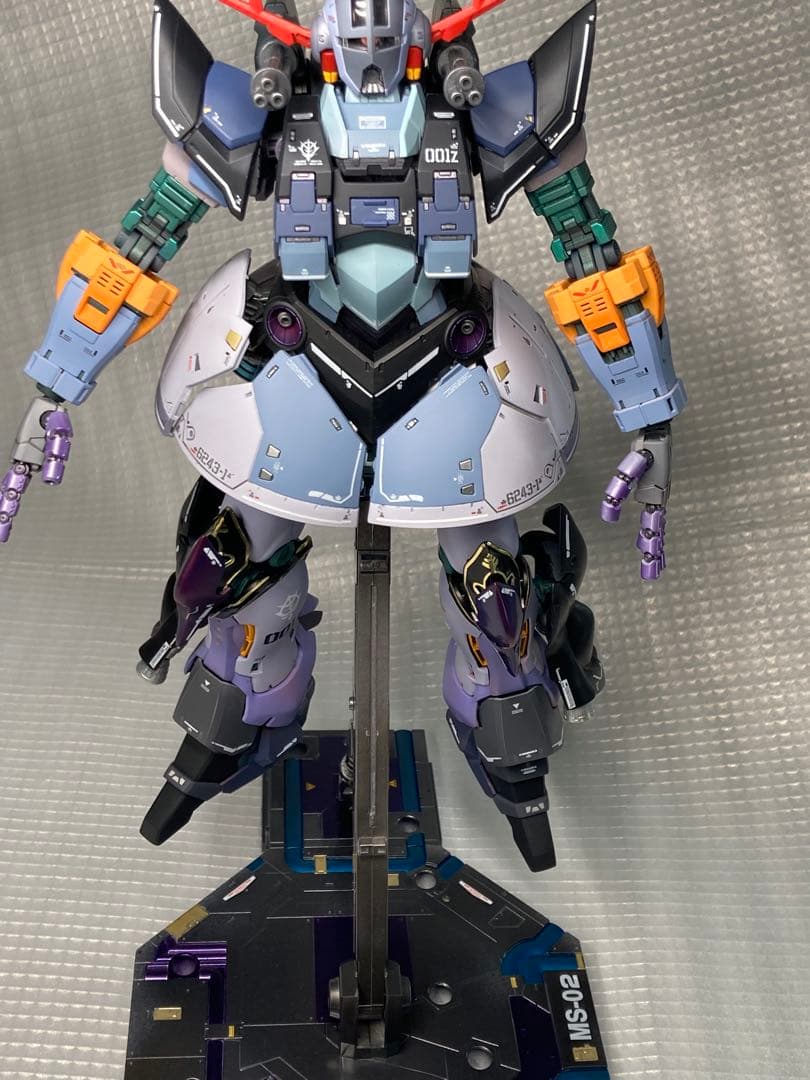 RG ジオング　パーフェクトジオング　全塗装　完成品 バージョン2