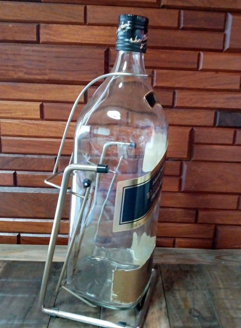 •4.5L ビックボトル　マグナムボトルスタンド付き　空き瓶