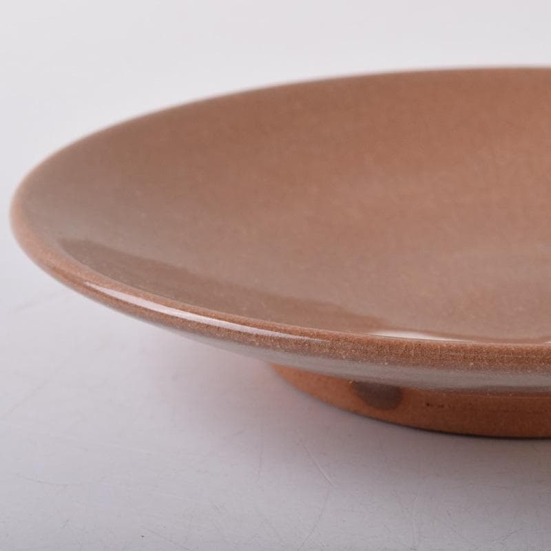 和食器　三浦竹軒作　一力皿　五客　共布共箱　C　7986