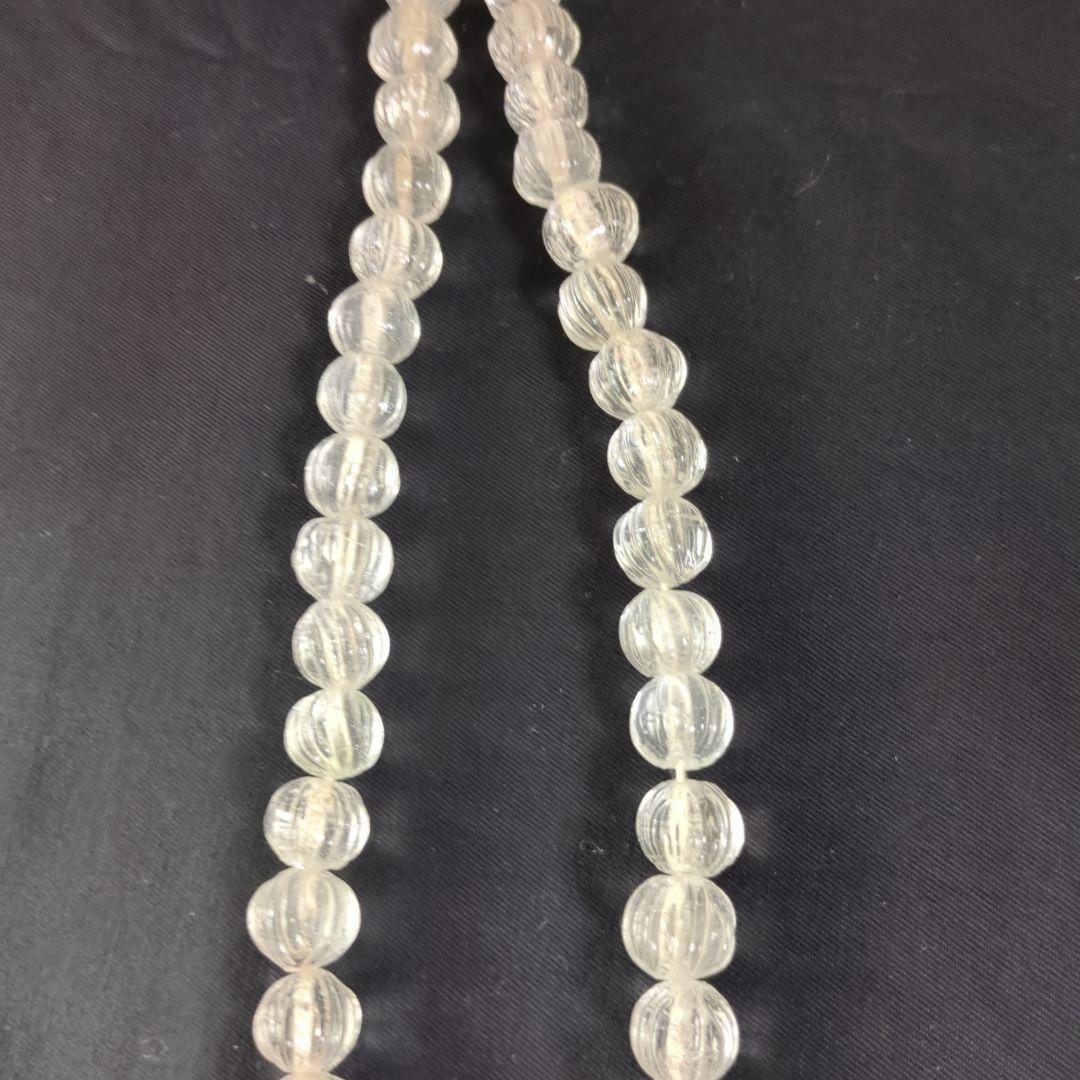 アイヌ首飾り　アンティーク　ガラスビーズ　アイヌ玉