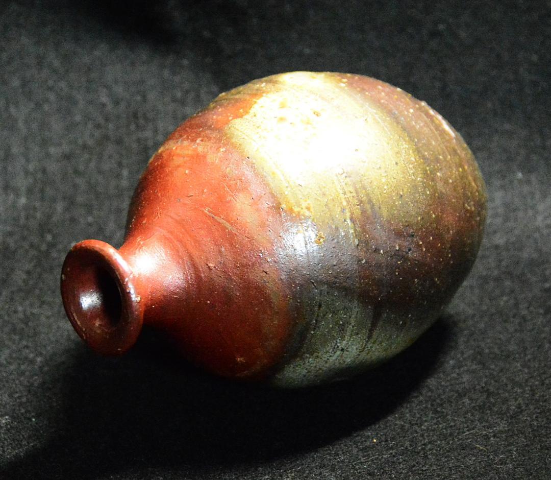 専用　上位作　人間国宝　藤原啓　窯変徳利 　M326