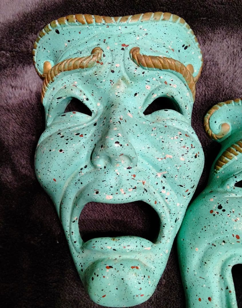 激レア 50s ツーフェイス　壁掛け　two face ビンテージ　ロカビリー