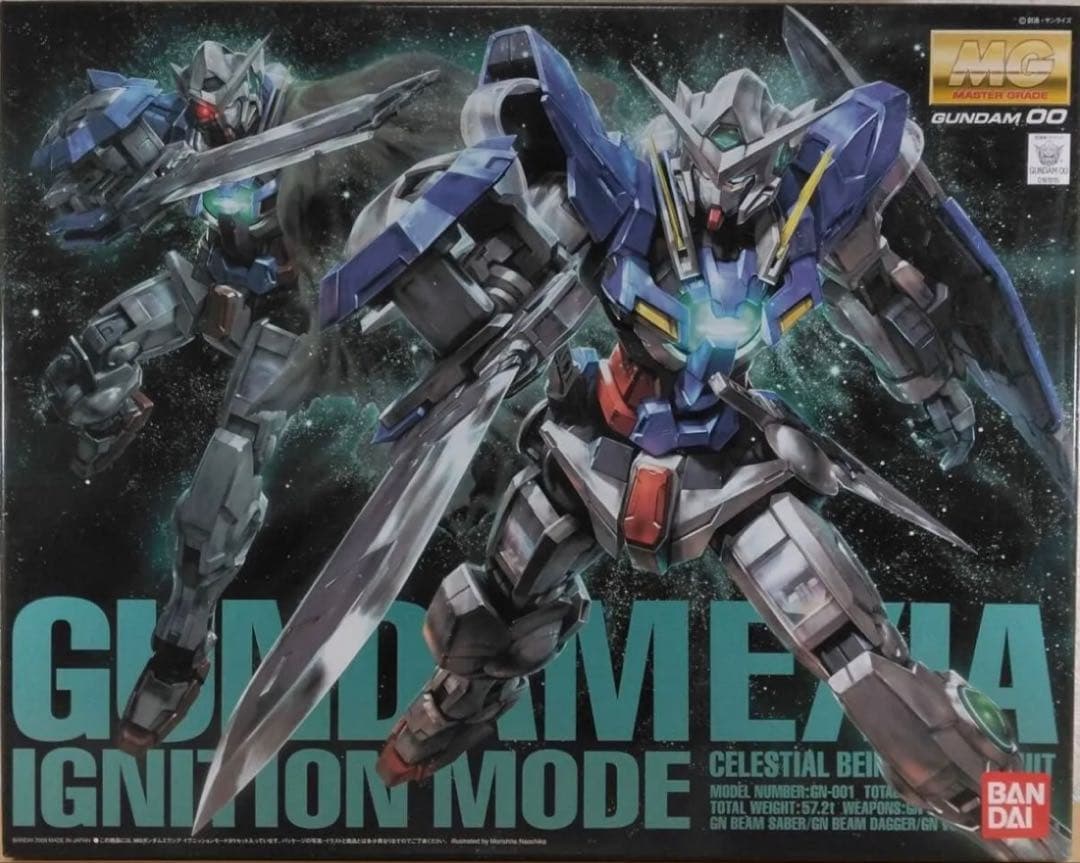 MGガンダムエクシアイグニッションモードガンプラ