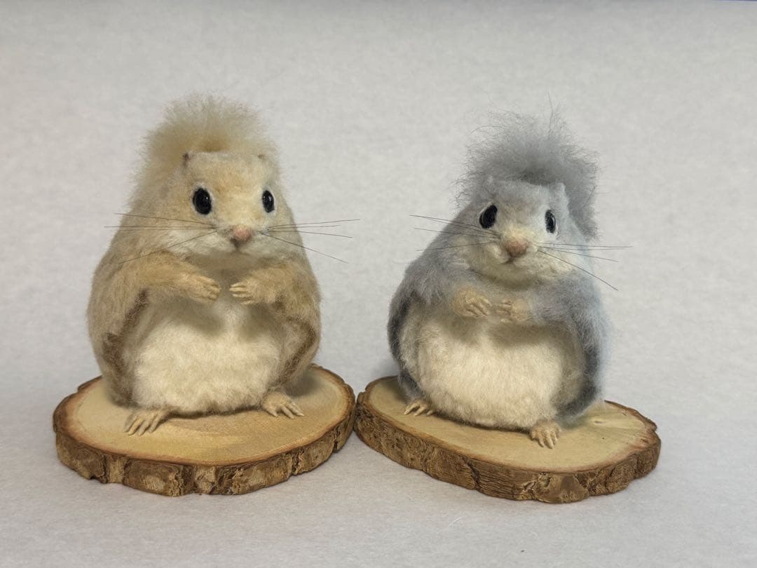 おーちゃん　エゾモモンガ　羊毛フェルト