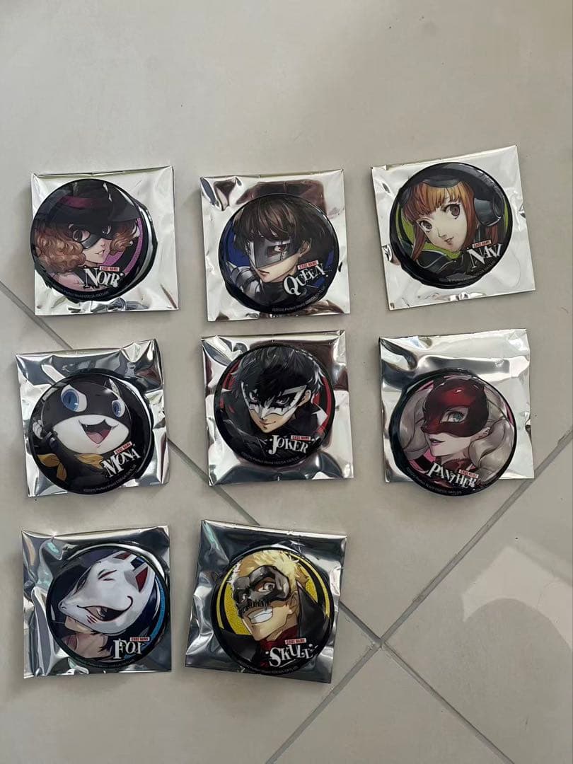 ペルソナ5　缶バッジ