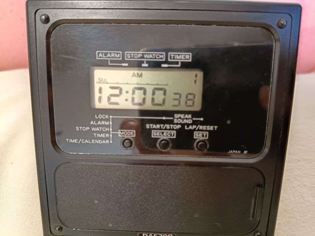 SEIKO　セイコー　ピラミッドトーク　目覚まし時計　デッドストック　昭和レトロ