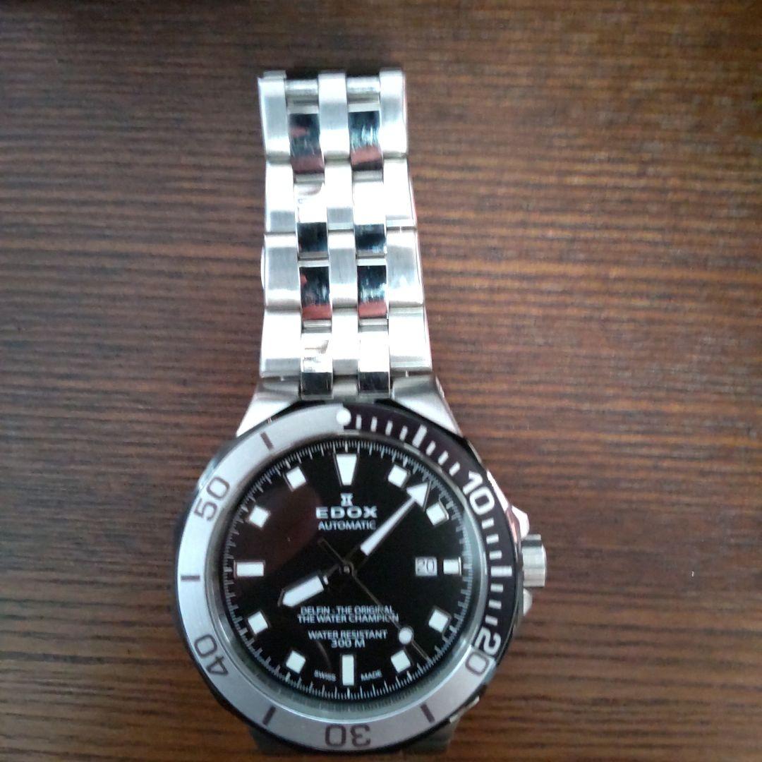 オ*ケ様 訳あり　EDOX Delfin 自動巻き腕時計 300m防水