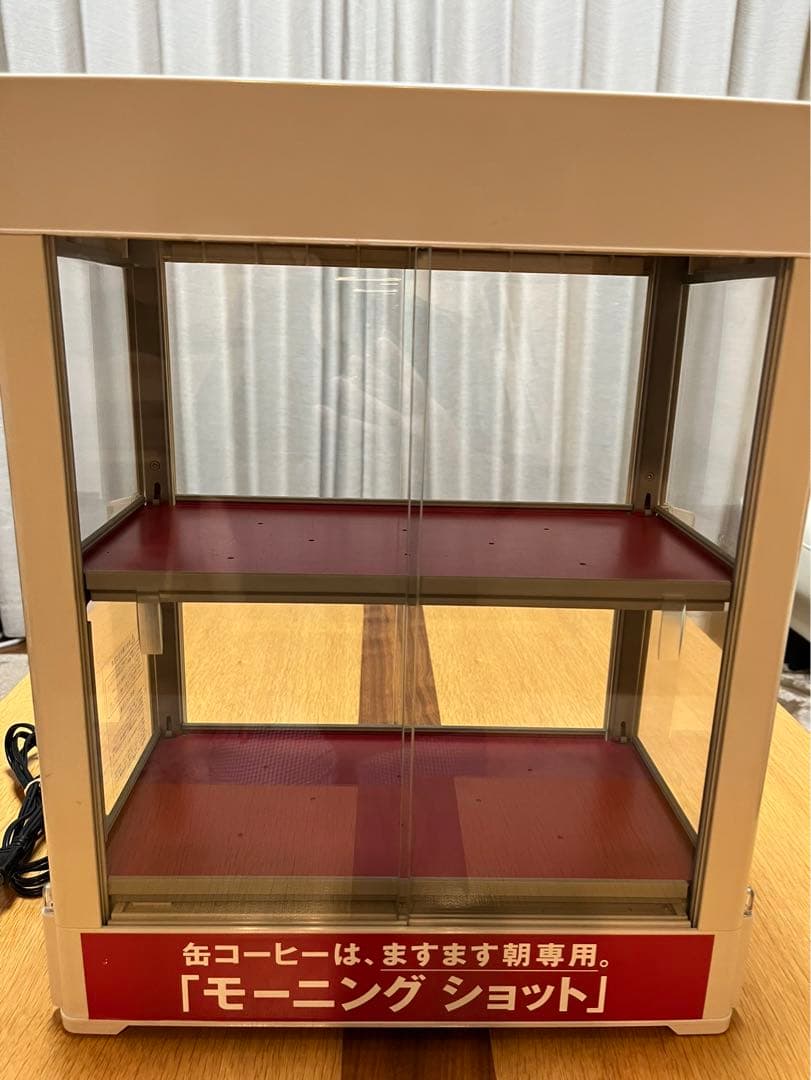 缶ウォーマー＊WONDAモーニングショット 2段式コーヒー用ディスプレイ