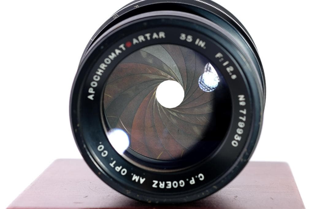 ゲルツ　アポクロマート・アーター　レッドドット　35in F:12.5 元箱付