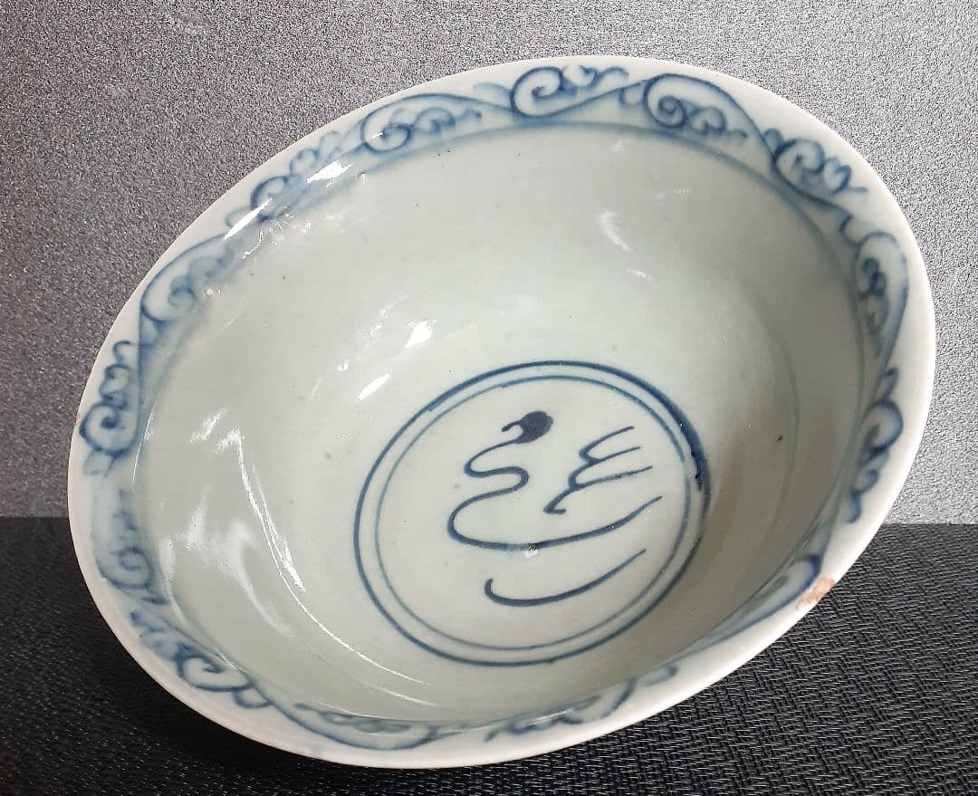 【専用ページ】中国古美術　中国古陶磁器　中国古玩　青華　古染付　唐草文様　鉢