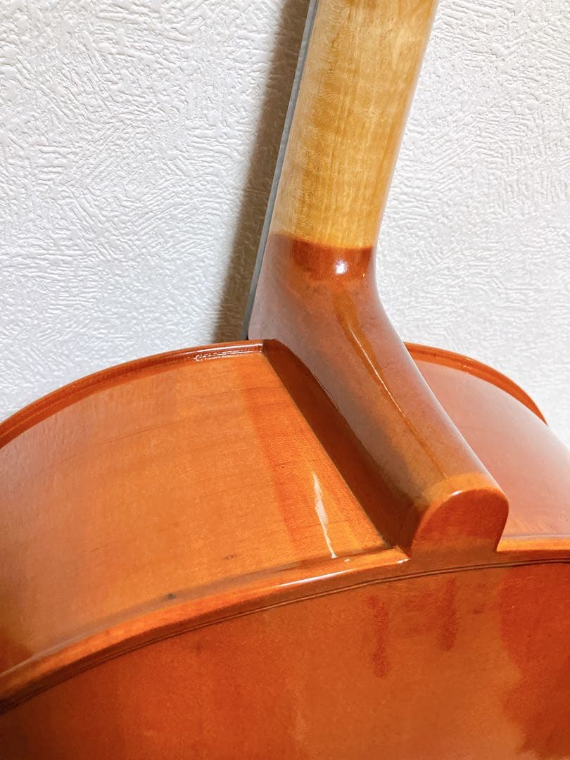 【ちげなべ】チェロ（no label) 4/4 ハードケース付　送料込み