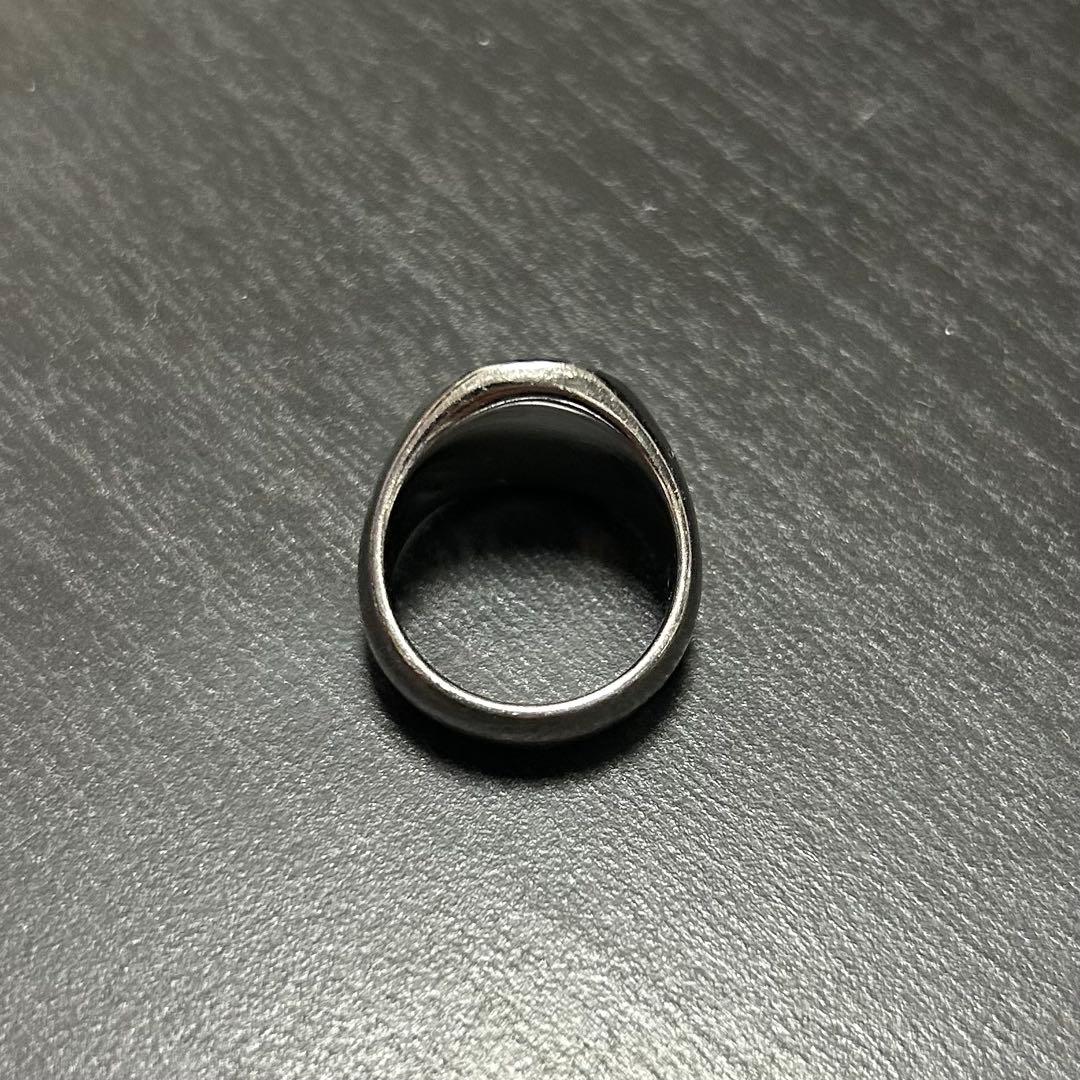 【最安値】TOM WOOD オーバル グリーンマーブルリング　サイズ52