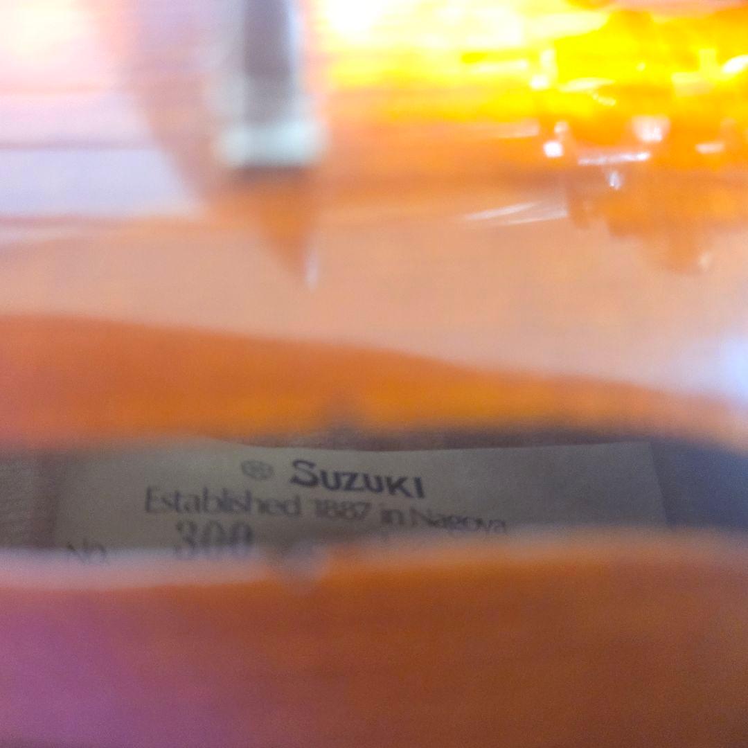 【418】極虎艶杢　鈴木バイオリン No.300● 1/8 2001年製