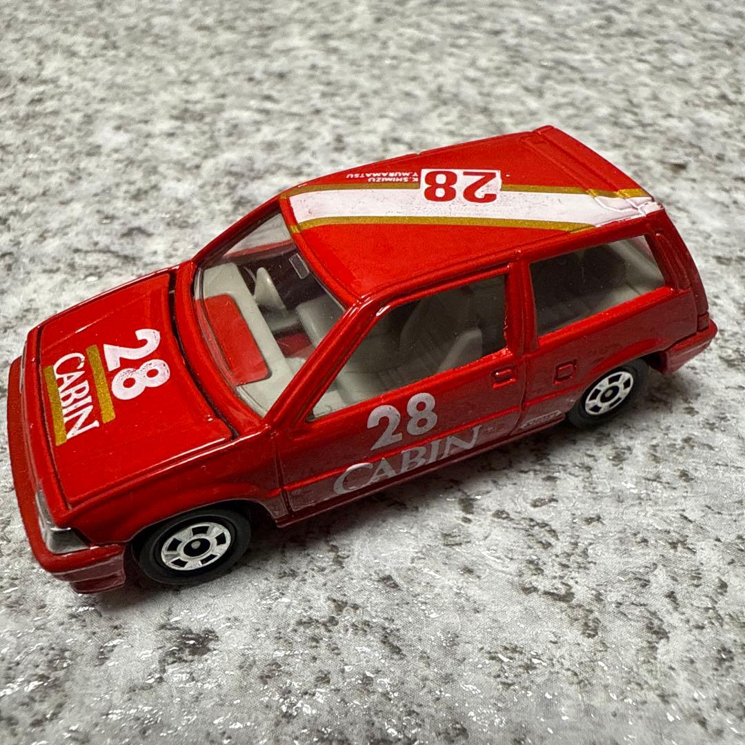 希少品　トミカ赤箱ホンダシビック3ドア「28 CABIN」