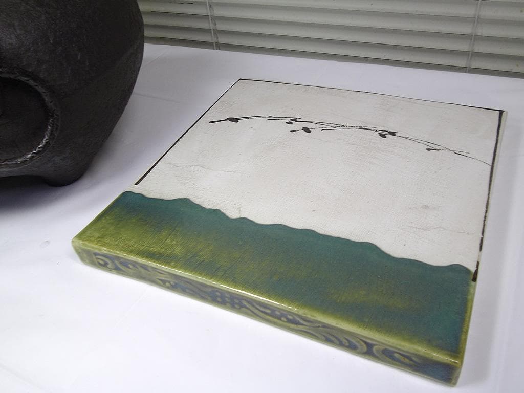 茶道具 鬼面風炉 野々田風炉型電熱器 風炉釜 茶釜 釜環 織部敷板