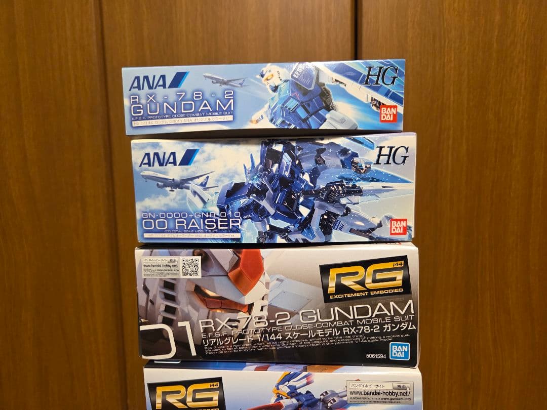 ガンプラRG・HGシリーズまとめ売り！　ANA限定あり