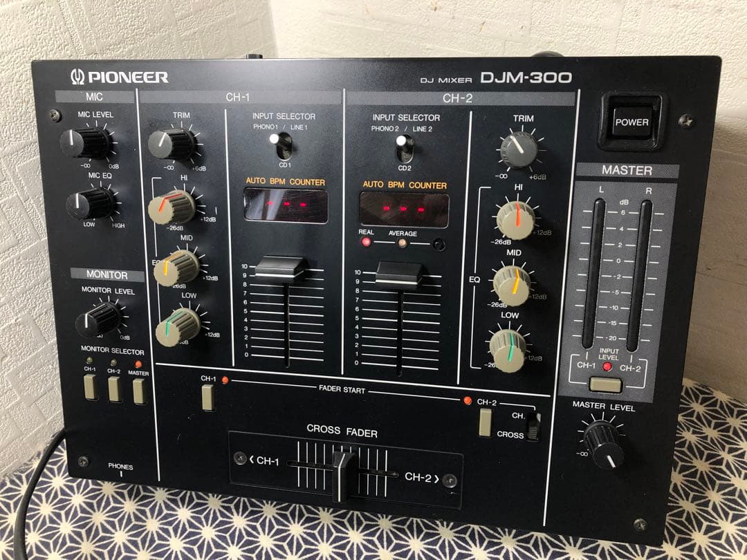 pioneer dj パイオニア　DJM-300 黒　フェーダーメンテナンス