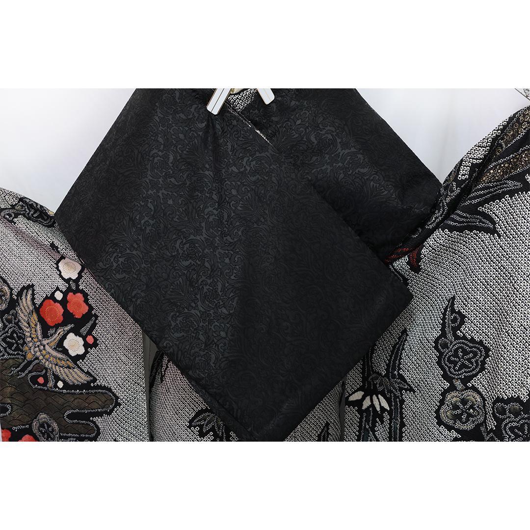 ◆ 振袖6点セット 166.5cm◆ブラックベース総絞りフルセット成人式ii26