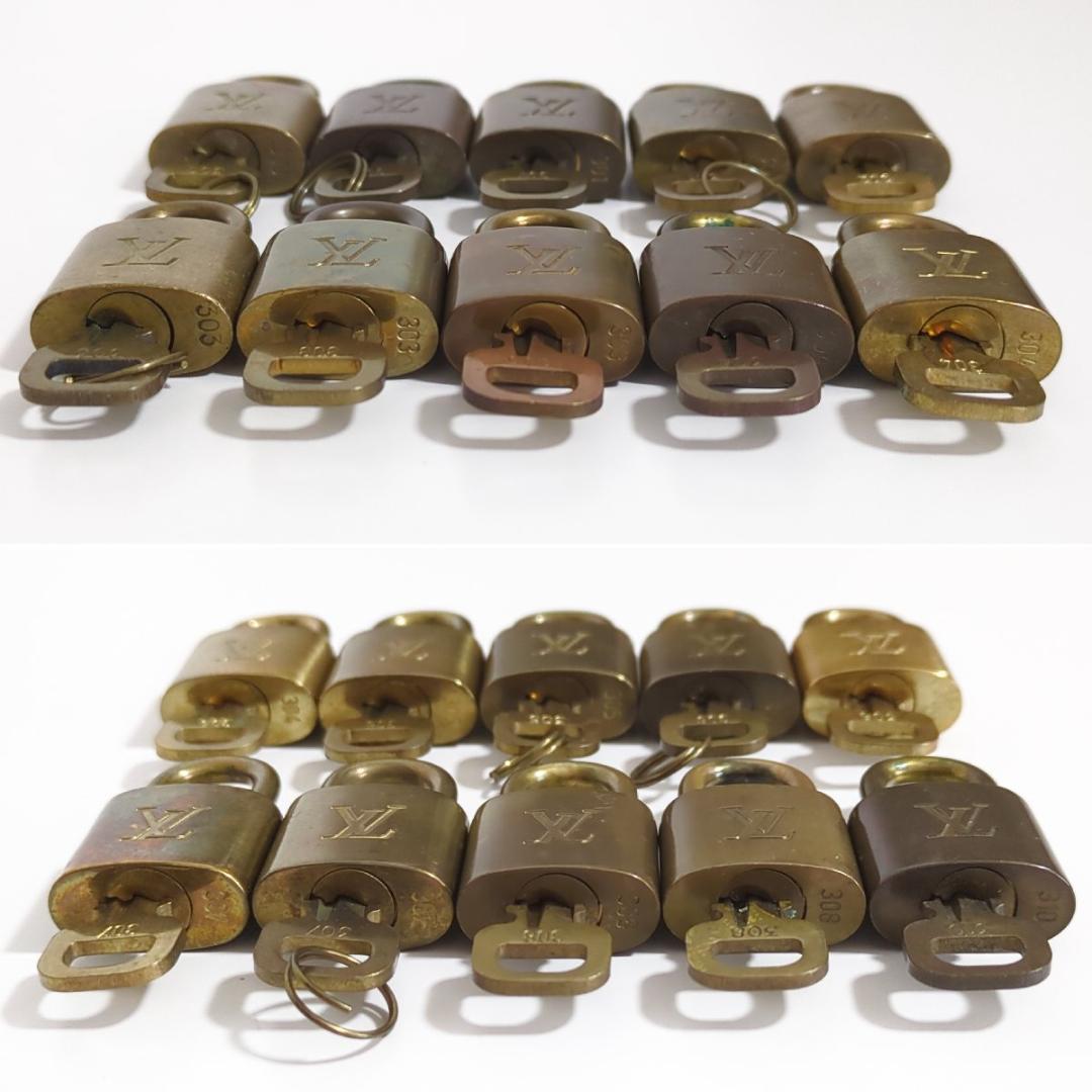 ルイヴィトン パドロック/南京錠 50個セット キー各1本付