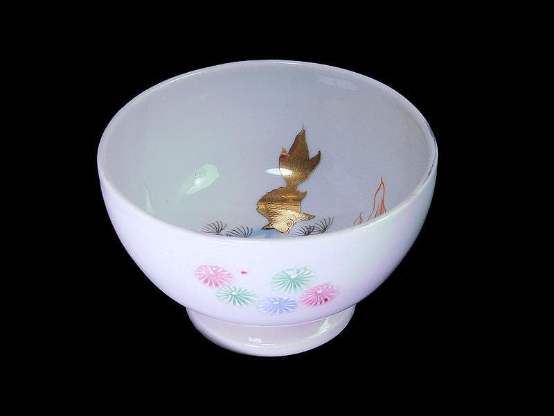 古伊万里　色絵　金魚に藻の図　盃洗　TX0DACG-AS-fbrx